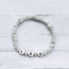 Namensarmband Light Grey - AVENUE SCHMUCK