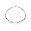 AVENUE SCHMUCK WISH 'anchor' -grey silver